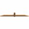 Ekena Millwork Eugene Smooth Timber Gable Bracket, Western Red Cedar, 108"W x 18"H x 3 1/2"D x 5 1/2"F, 4/12 Pitch GBW108X18X0406EUG00SWR - alternate 2
